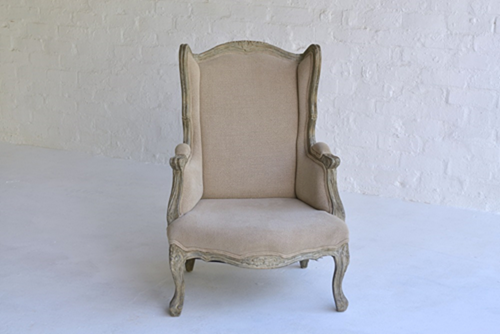 030 B Lounge Chair ornate high back